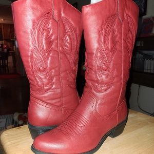 Pierre Dumas Red Cowgirl Boots